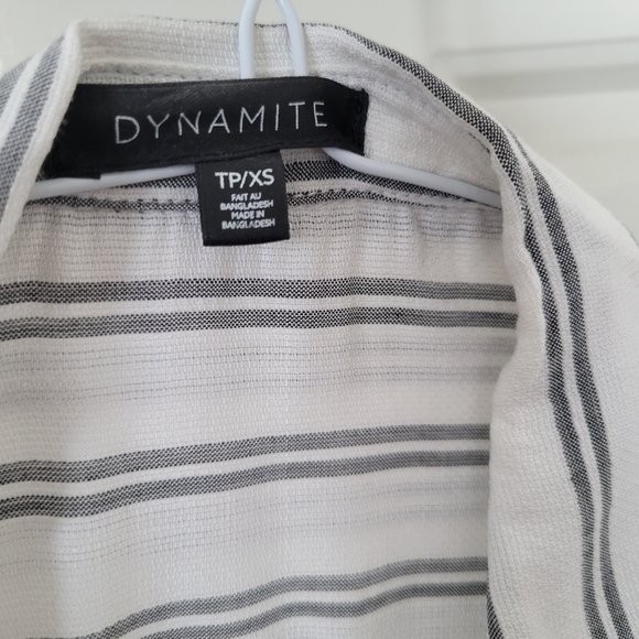 Dynamite Striped blouse, XS - Picture 2 of 2